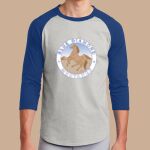 Adult Raglan T-Shirt - Blue Diamond Thumbnail