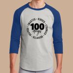 Adult Raglan T-Shirt - Blue Diamond Thumbnail