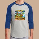 Adult Raglan T-Shirt - Blue Diamond Thumbnail